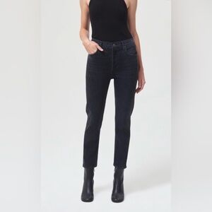 Agolde High Rise Black Women's Jeans